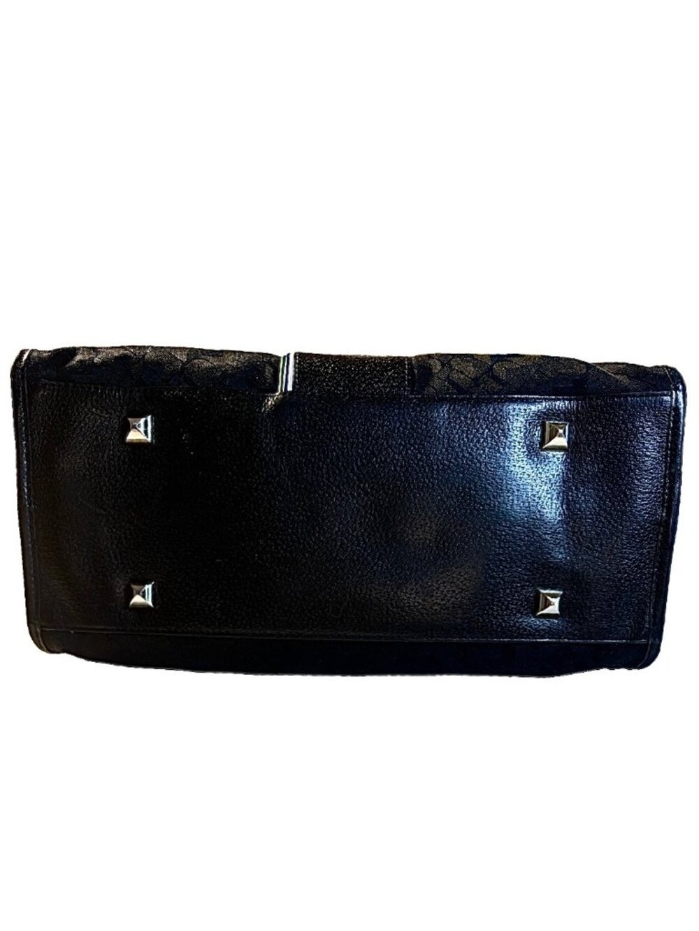 L.A.M.B. Vintage Y2K Black Canvas and Leather Boston Style Shoulder/Handbag - Picture 6 of 15